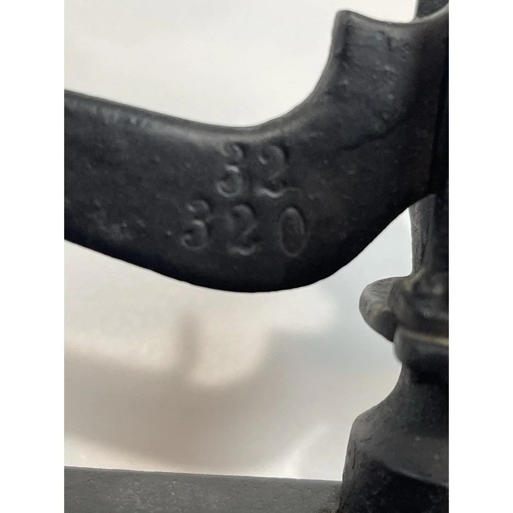Antique Balance Scale  3 Kilo French  Made Cast Iron Possibly From Late 1800s